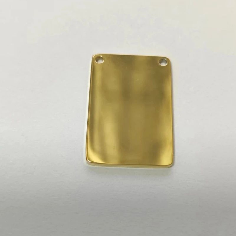 Metalen kleur: 2 gaten goud