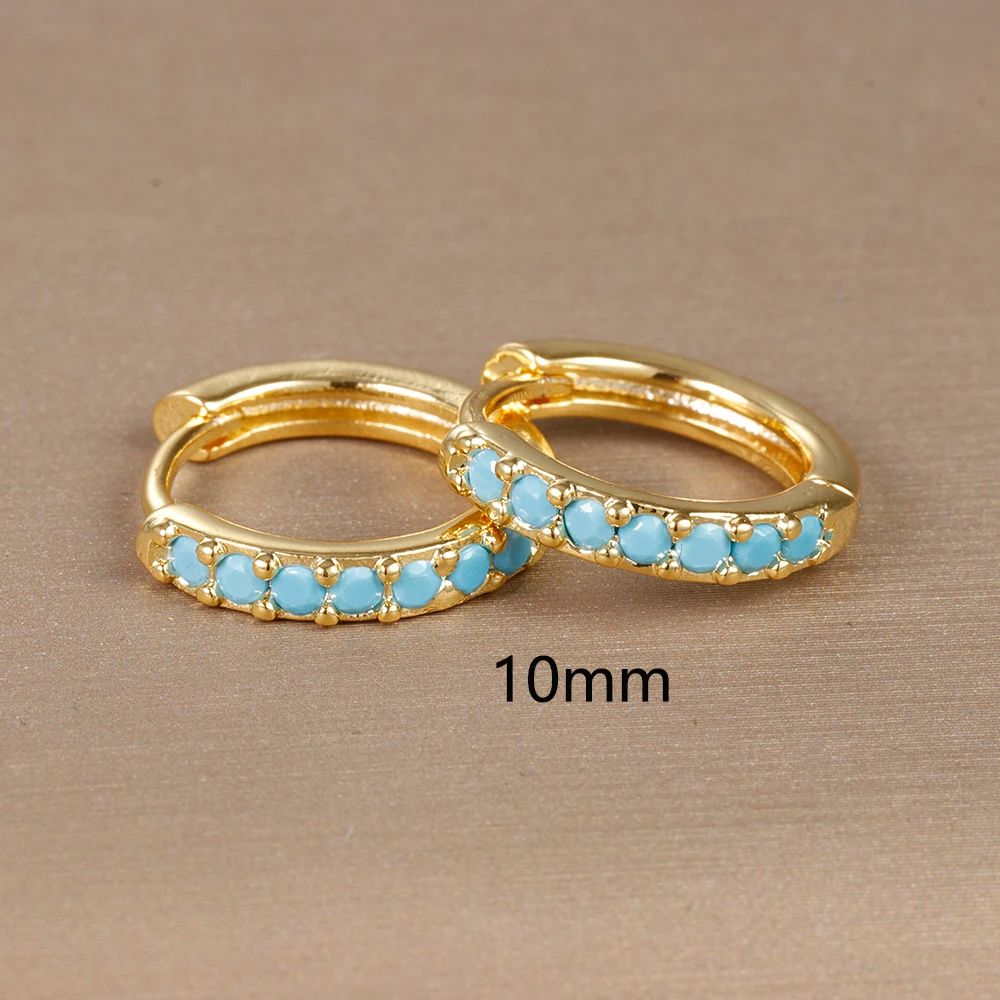 Metal Color:10mm-Gold-Blue