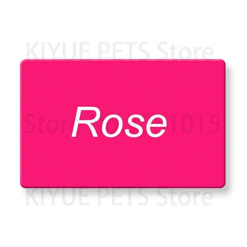 Färg: Rose RedSize: 86 x 54 x 1 mm