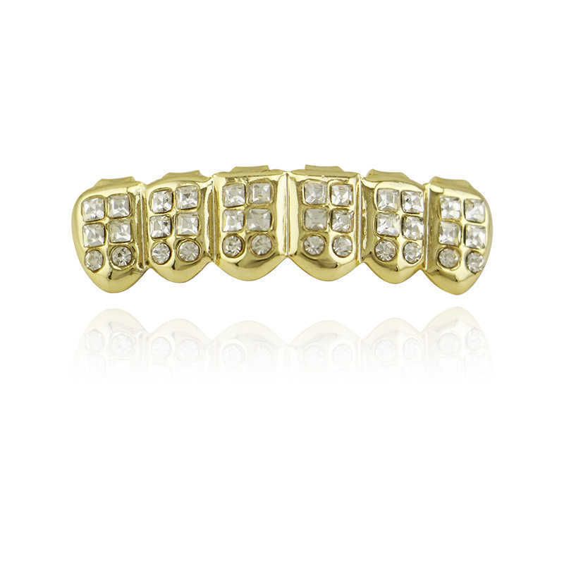 Gold Square And Round Mixed Diamond Lo