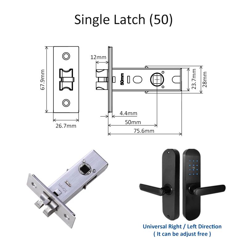 50mm Latch