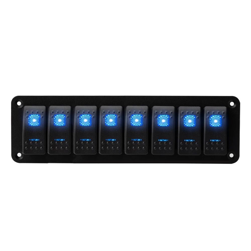 8 gang-rouge LED