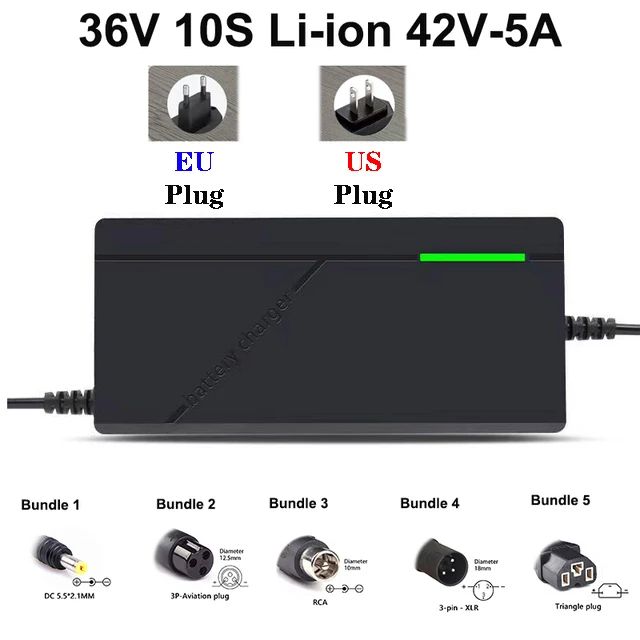 Color:36V 10S Li-ion 5A