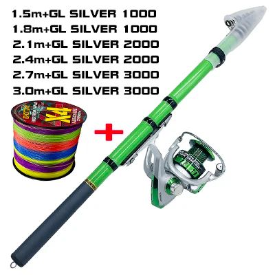 Color:Rod with Silver Reel