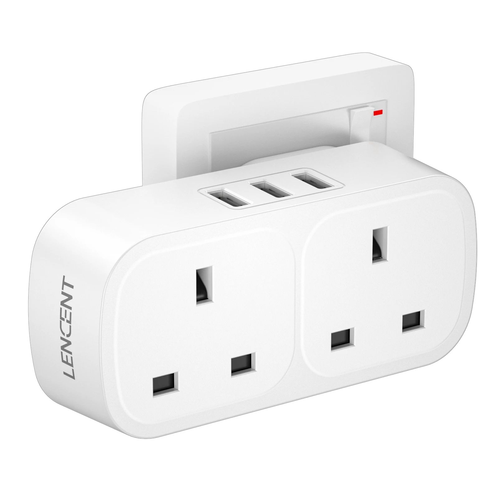 3 USB 2 AC Outlets-UK CLOP