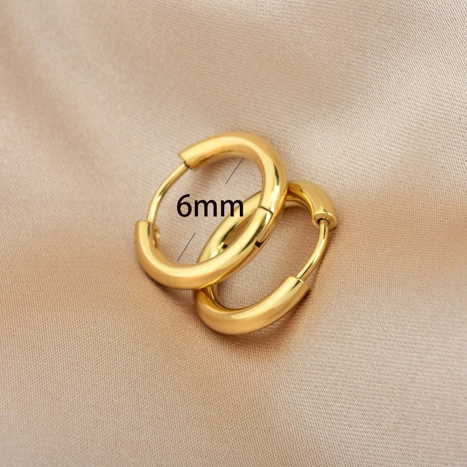 Metal Color:Y20049 Gold 6mm