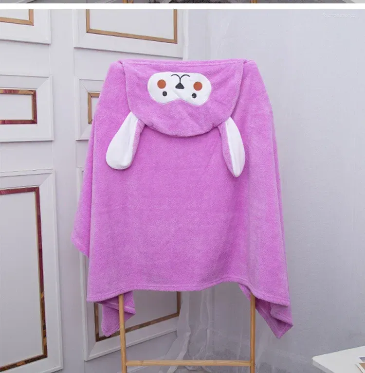 Hooded Towel Purple