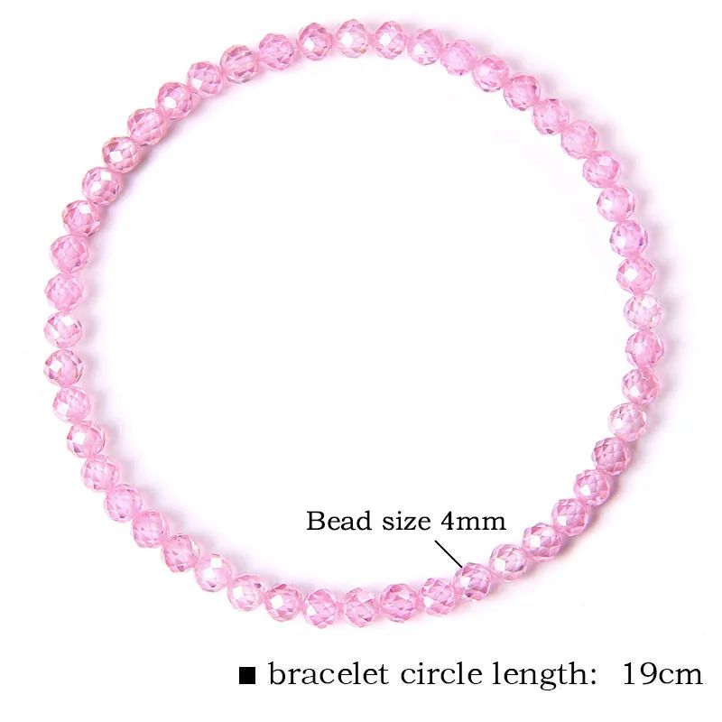 Металлический цвет: розовая цирконная длина: 23 см.