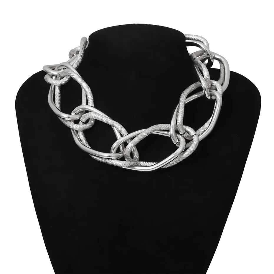 Metal Color:Silver Necklace