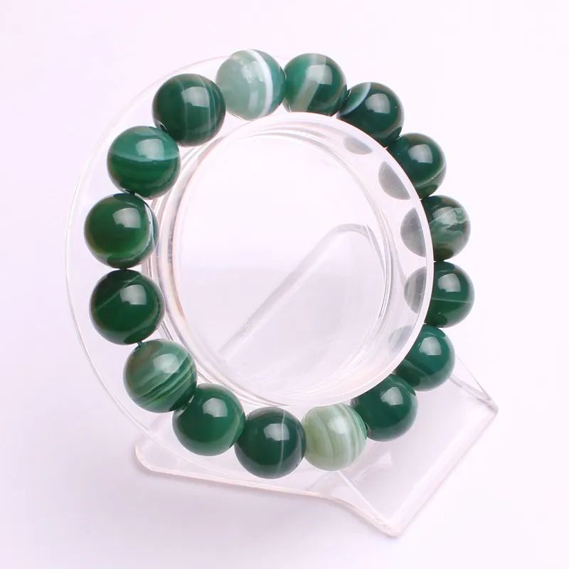 Metal Color:Green Banded Agates