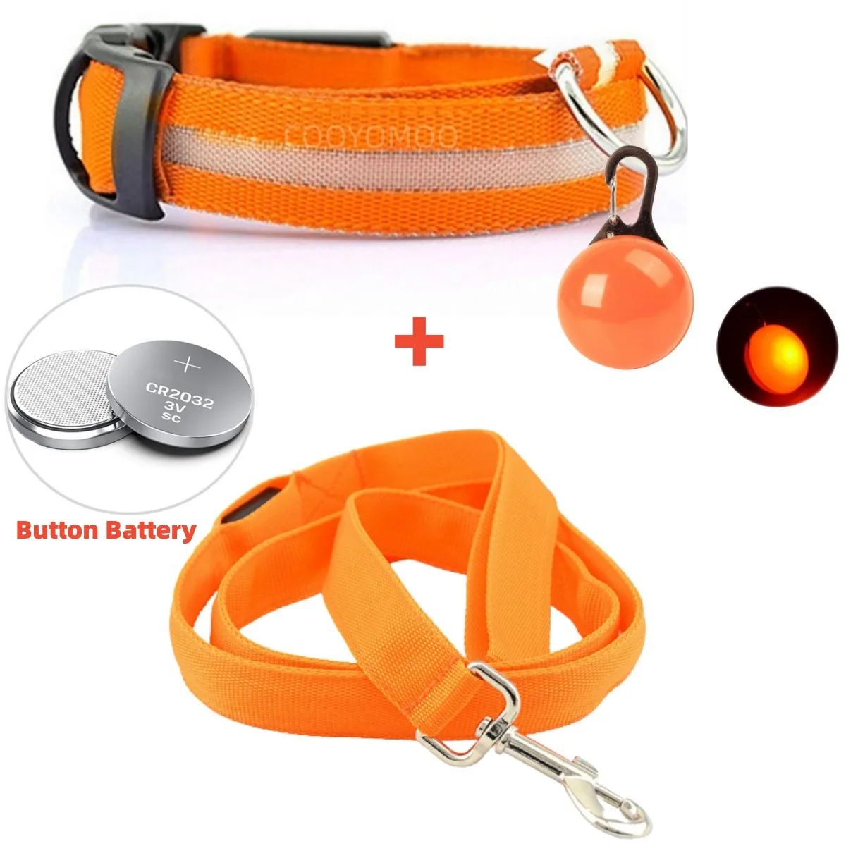 Färg: Orange Set Batterysize: M