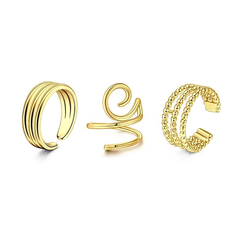 Cor de metal: conjunto dourado C