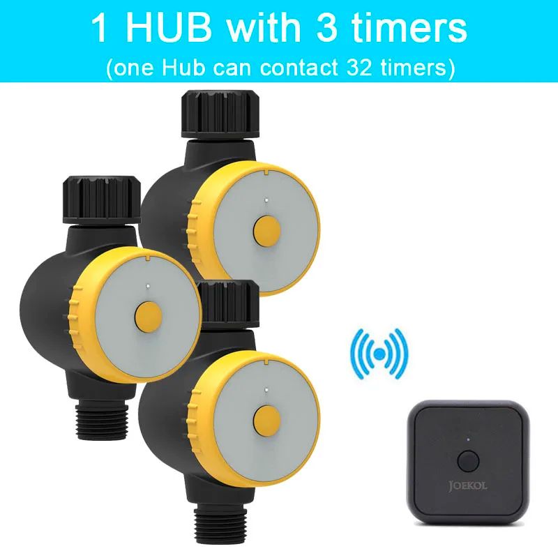 Cor: 3 timer com hub