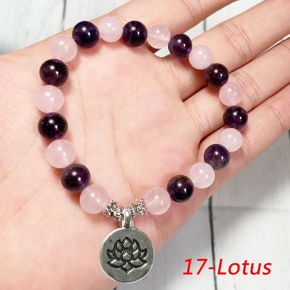 Metal Color:Bracelet 17-lotus