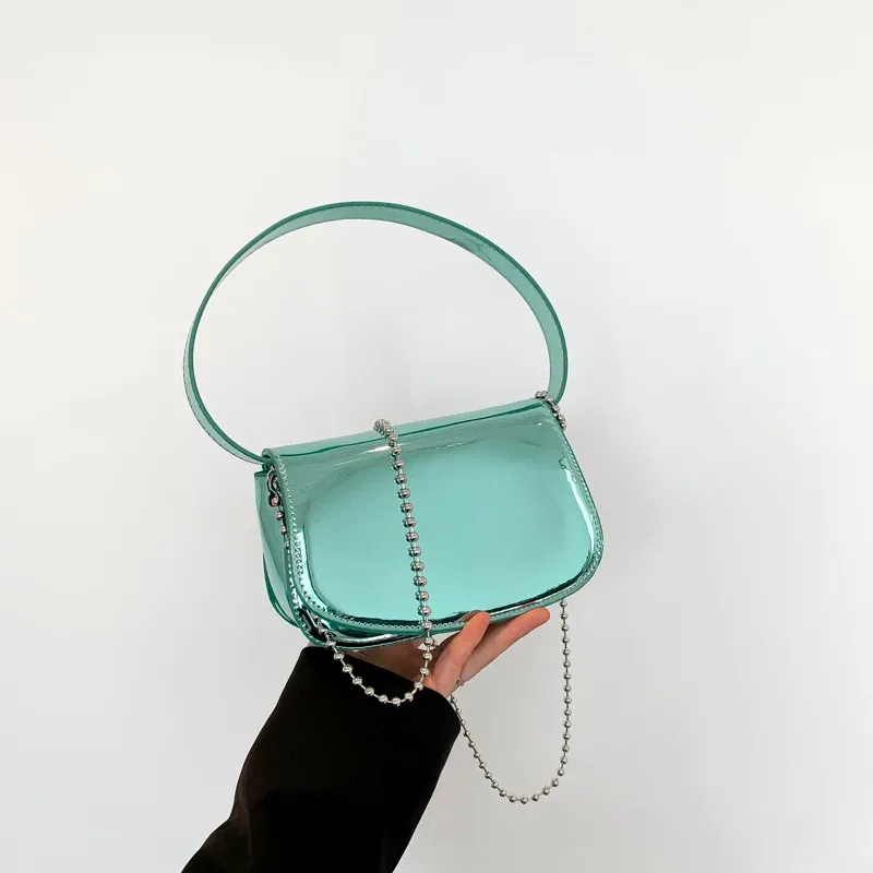 Blue armpit bag