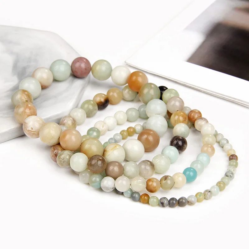 Metal Color: Amazonite 1PCLength: 8mm