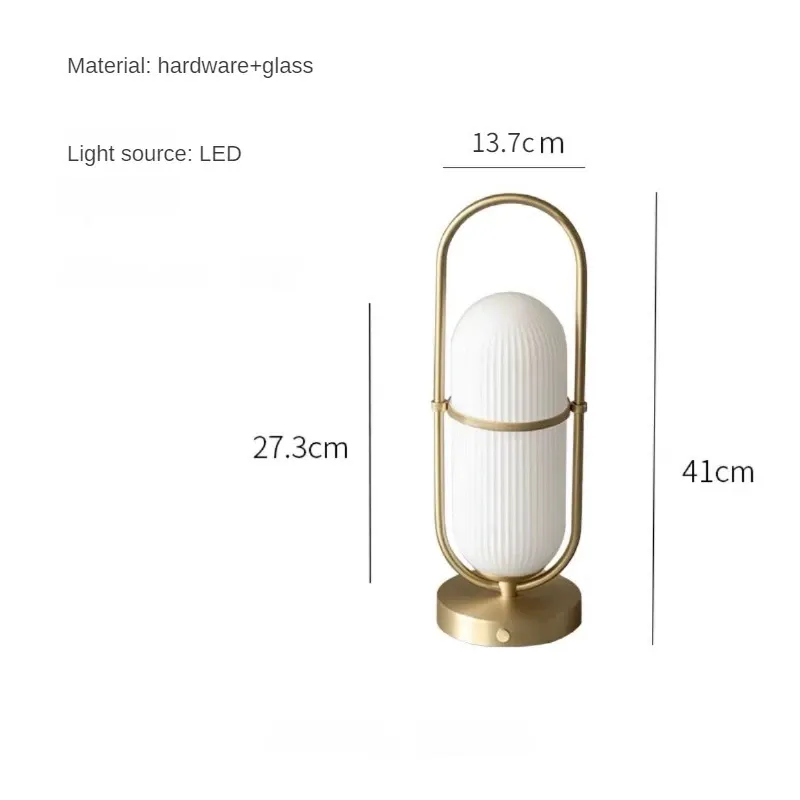 2700-3300k gouden bureaulamp