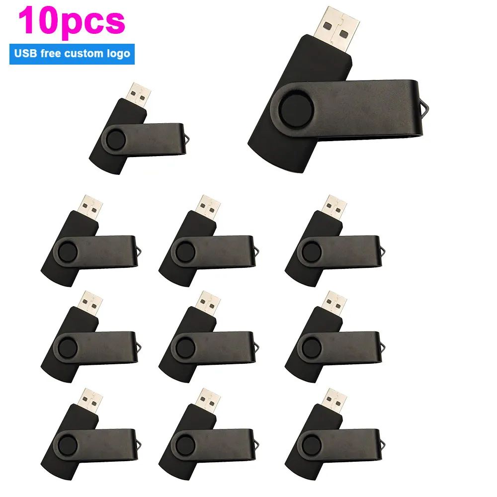 256m x 10pcs-noir USB 2.0