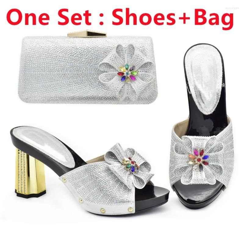 Silver Shoes and Bag