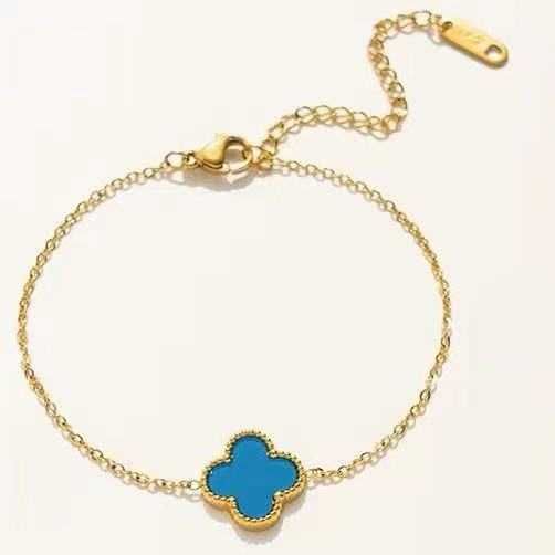 Golden Bracelet Blue Shell