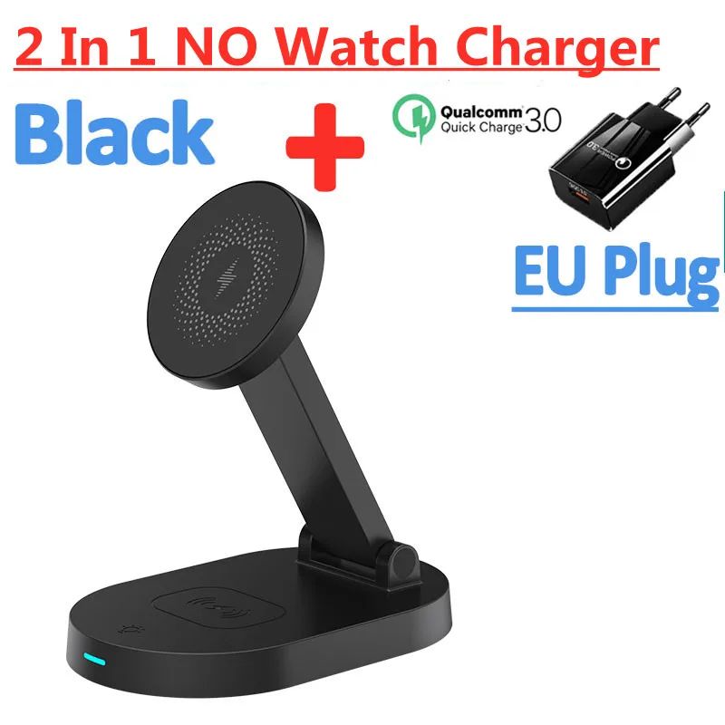 Color:2 In 1 Black EU Plug