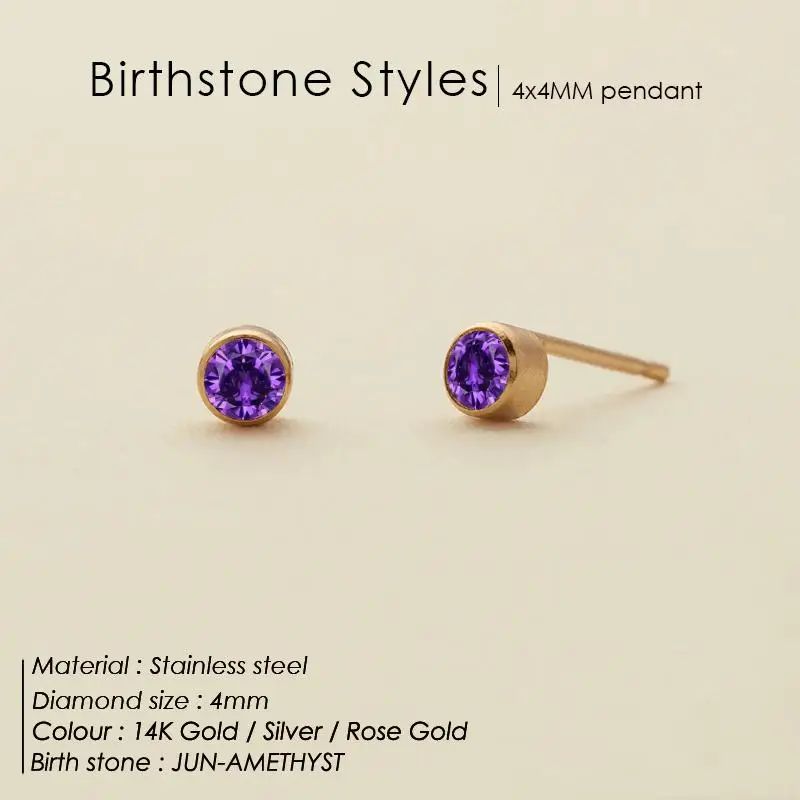 Metal Color:June-Amethyst