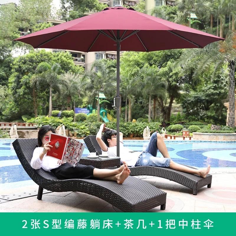 2 bed table umbrella