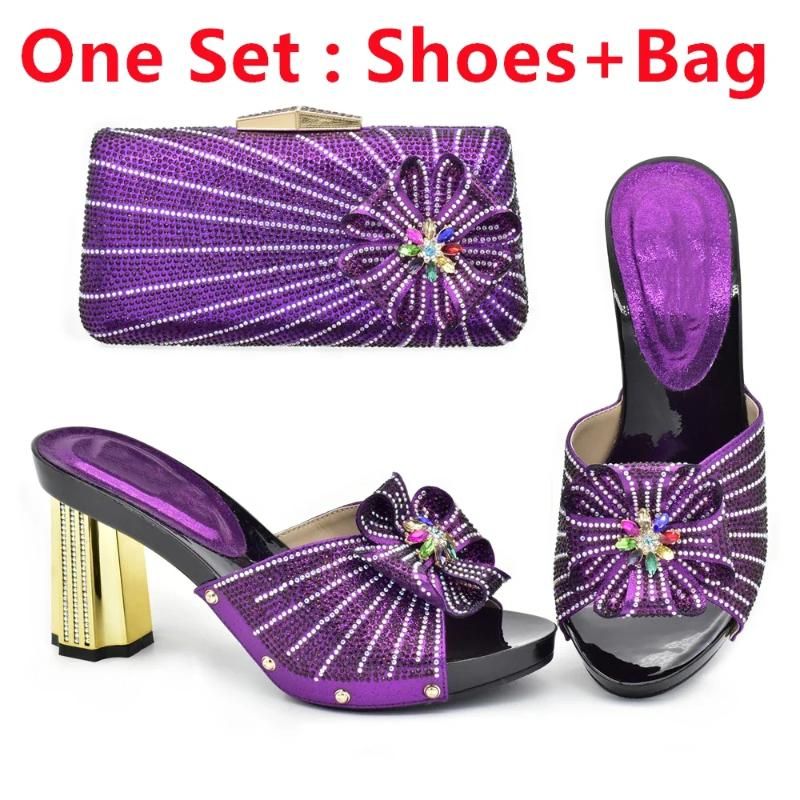 Purple Shoes and Bag