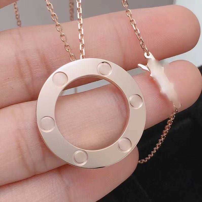 Diamond Free Rose Gold Necklace