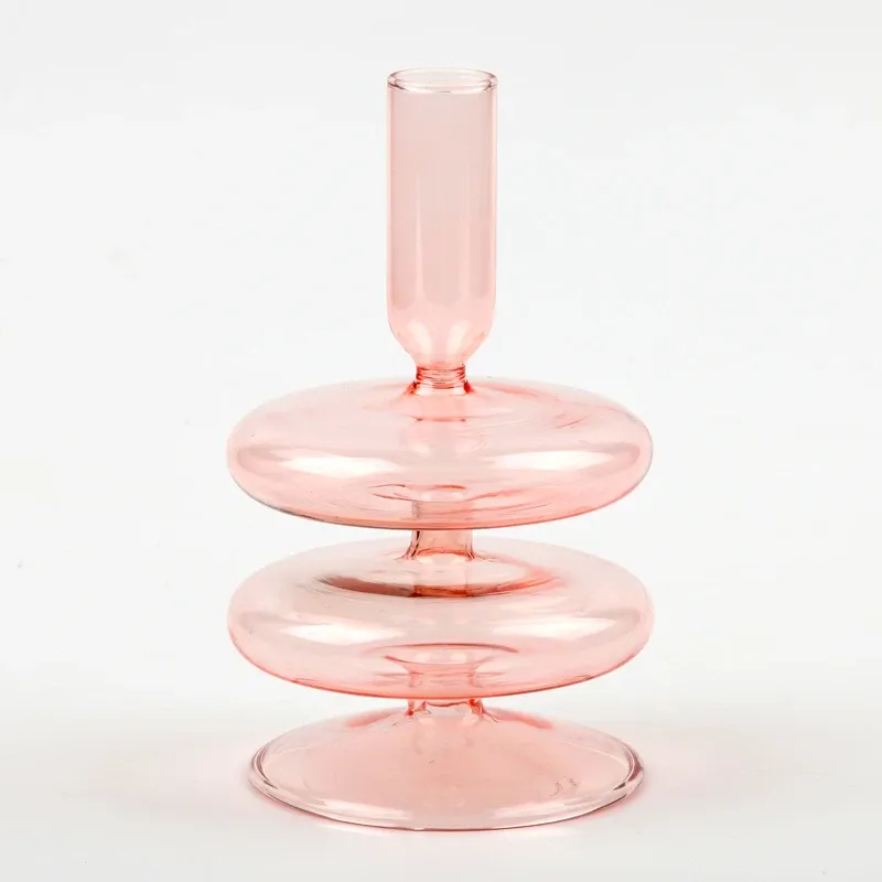 glass candle holder