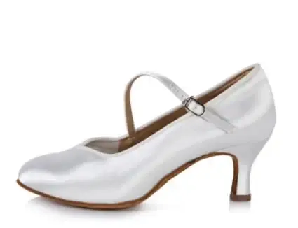 WHITE 6.5CM HEEL