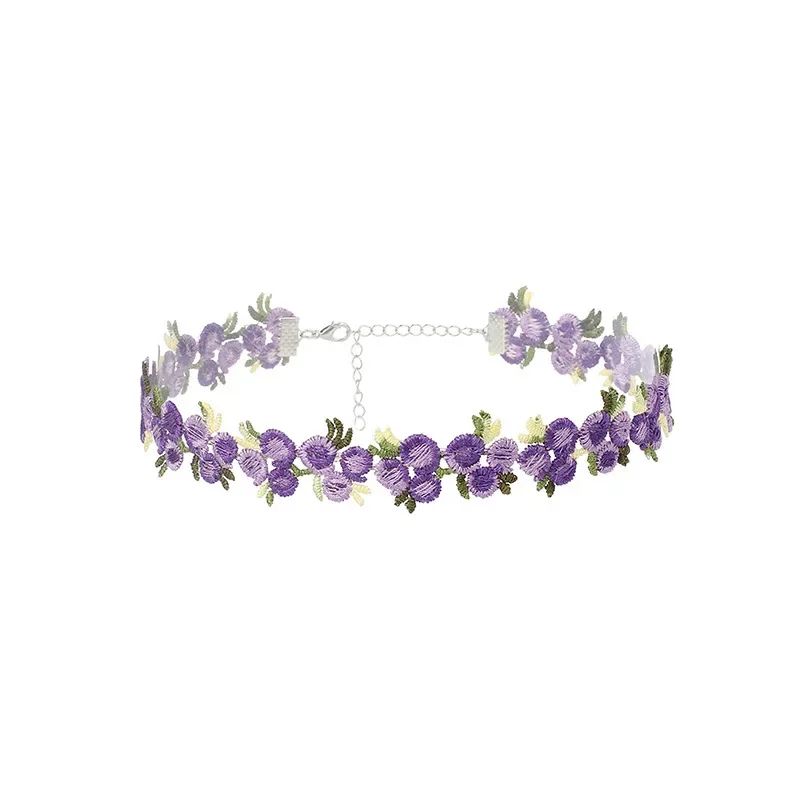 Colore metallico: Violets-Necklace-A