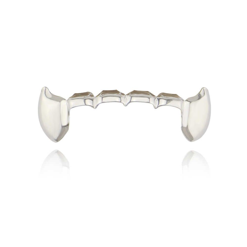 Petites dents de tigre argent dents inférieures