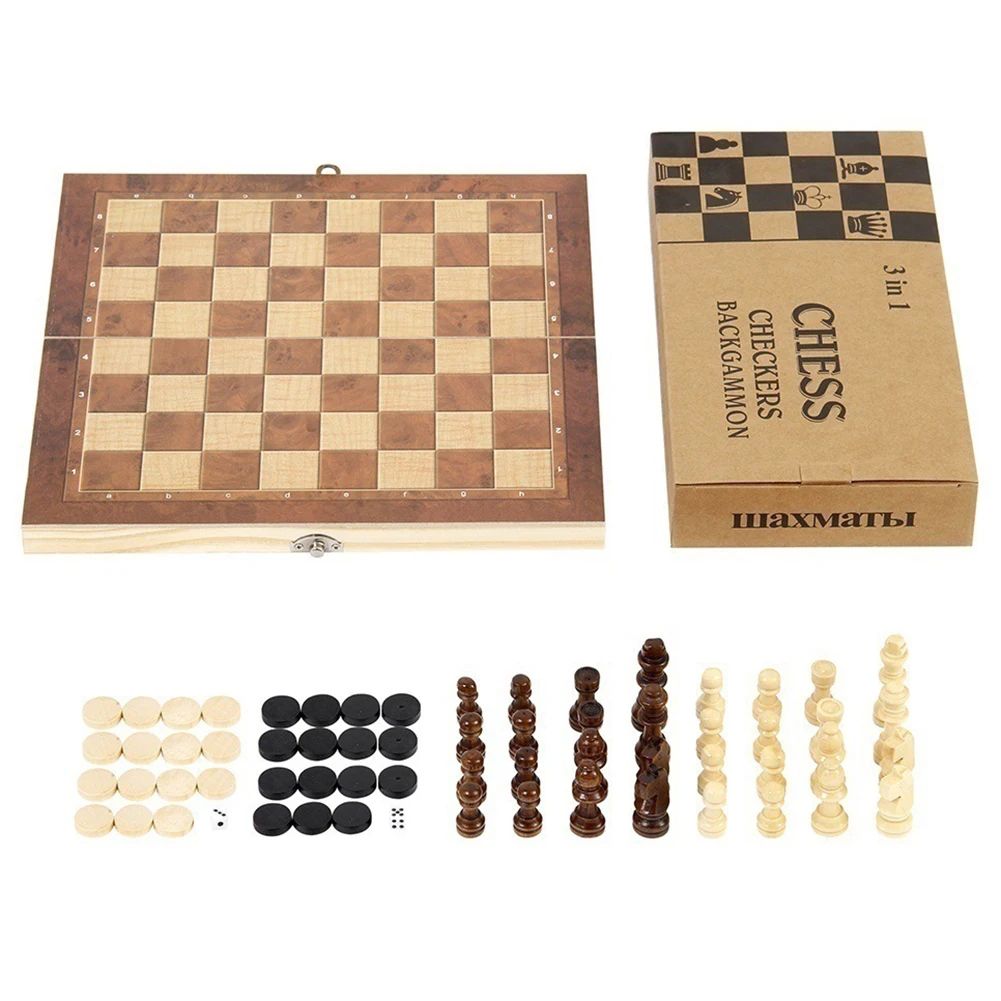 Color:3 in 1 Chess Board