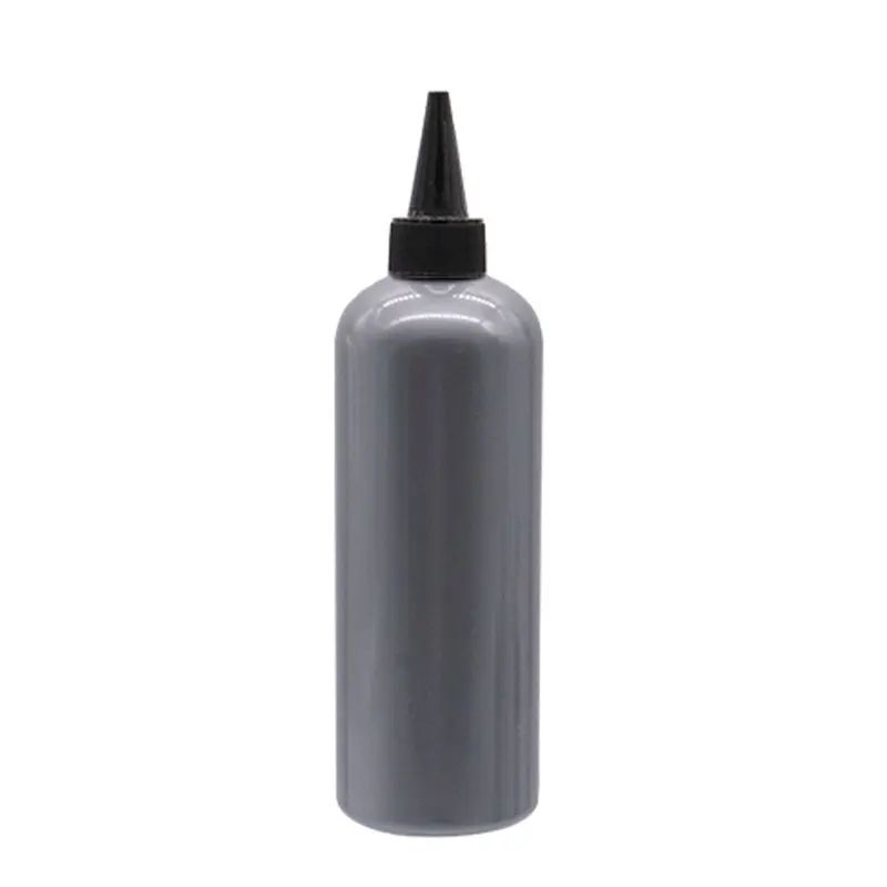 300 ml-GREY-Flaschenschwarz-Plastik