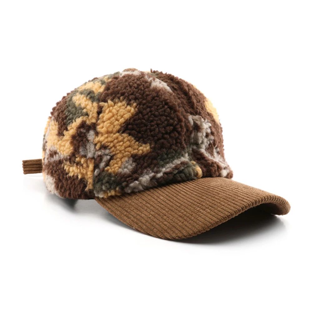 Color:Brown Baseball CapSize:56-60CM