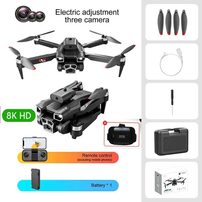 Cor: 8k três câmeras VR