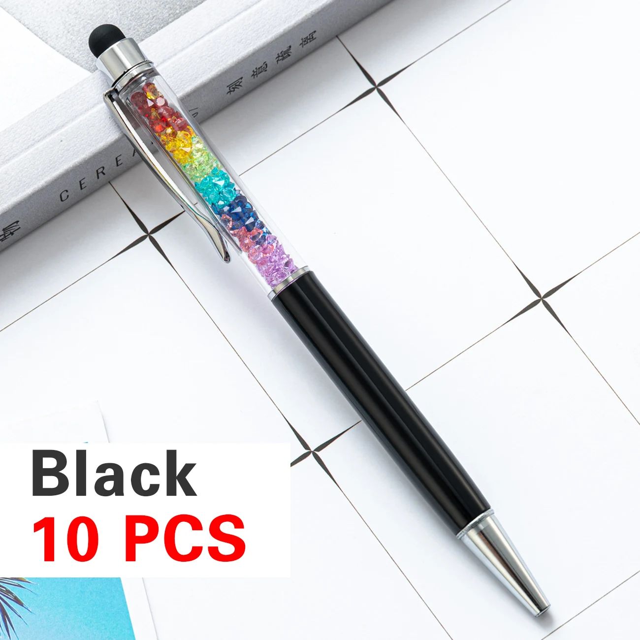 Color:Black - 10 Pens