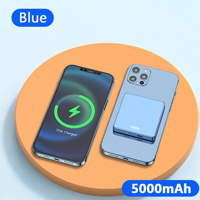 Couleur:5000 mAh bleu