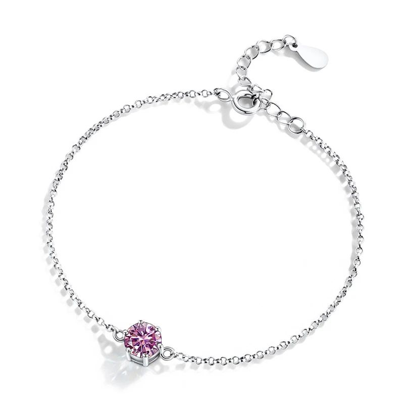 Couleur des gemmes: Couleur Pinkmetal: 1CT