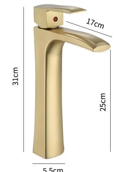 Tap per lavabo 31cm