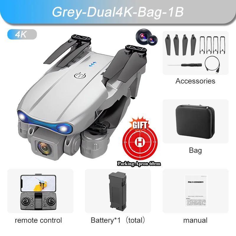Cor: Grey-Dual4K-BAG-1B