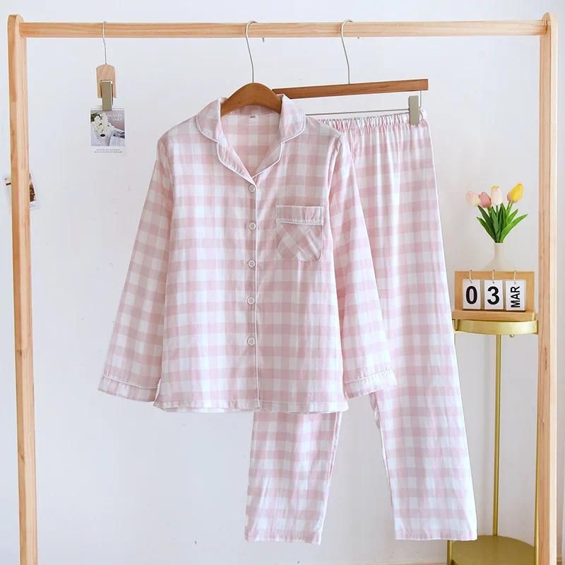 Women pink plaid