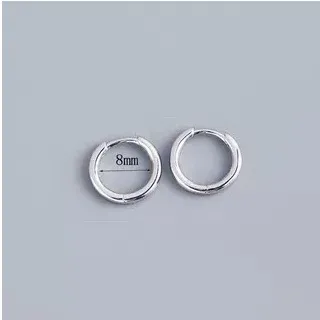 Metal Color:Y20049 Silver 8mm