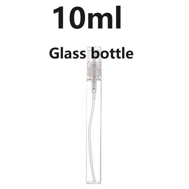 10 ml glasflaska vit