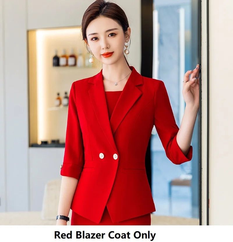 Red Blazer Coat