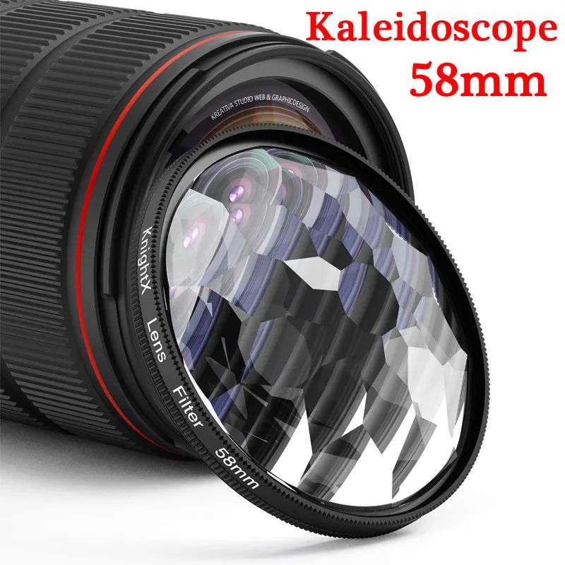 Couleur: Kaléidoscope de 58 mm