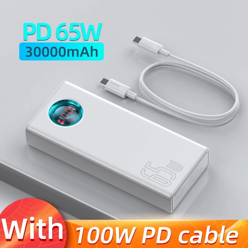 Kleur: 30000 mAh wit