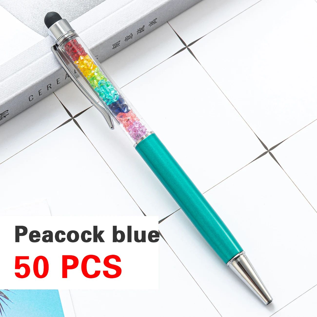 Color:peacock blue-50 Pens
