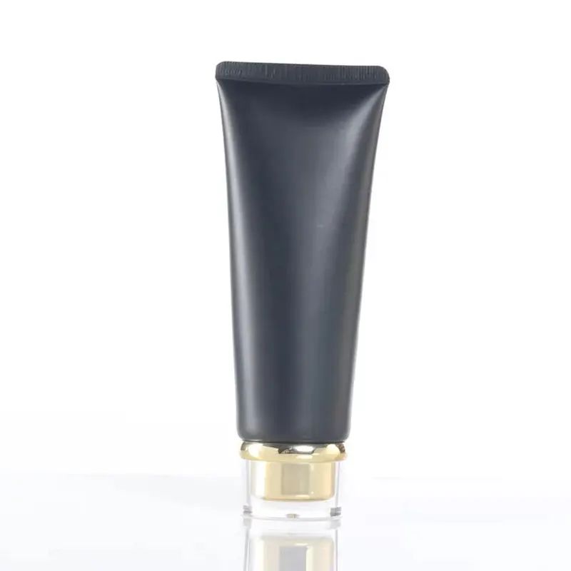 100ml-Acrylic Gold Cap-PLASTIC ( PE )